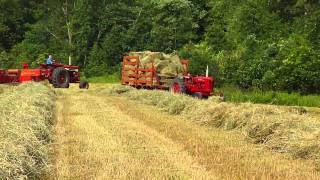 Baling Hay in PA [upl. by Kramnhoj]