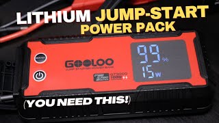 Best Jump Starter Battery Pack GO Gooloo GT3000 [upl. by Gaskill]