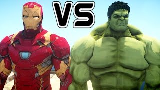 The Hulk vs Iron Man  Mark 46 [upl. by Lletnohs]