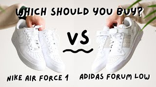 Nike Air Force 1 vs Adidas Forum The Ultimate Sneaker Showdown [upl. by Oyam]