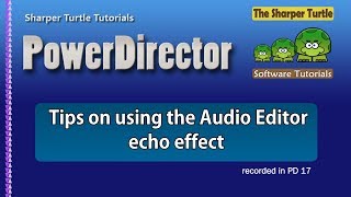 PowerDirector  Tips on using the Audio Editor echo effect [upl. by Leehar823]