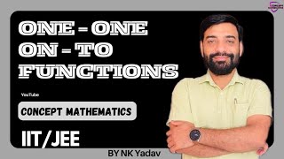 Oneone and on to functions  injective surjective  bijective functions  class 12  IITJEE  NDA [upl. by Nessi]