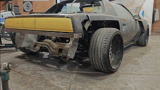 midengine Trans Am build Simple Rear Bumper [upl. by Schifra]