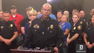 Fort Worth Mayor and Police Chief talk about two wounded officers [upl. by Anoek]