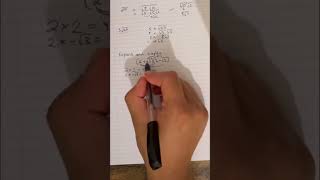 Expanding and simplifying surds in brackets maths gcse school fyp viralvideo explore viral [upl. by Faxen585]