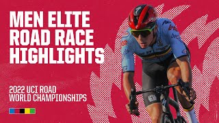 Men Elite Road Race Highlights  2022 UCI Road World Championships [upl. by Amsirak780]