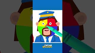 🌈Farben lernen mit Gesichtsbemalung🎨  HooplaKidz Deutsch shorts [upl. by Annabela]