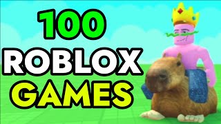 100 Roblox Games That Are Actually Fun [upl. by Oidiple]