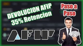 Recupera tu dinero Cómo solicitar la devolución del 35 de Percepciones AFIP  Paso a Paso [upl. by Aryamoy]