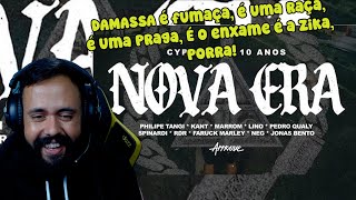 TCHEBA REACT DAMASSACLAN  NOVA ERA CYPHER 10 ANOS [upl. by Oidiple]