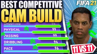 THE BEST UPDATED COMPETITIVE CAM BUILD ON FIFA 21 PRO CLUBS11 vs 11 TipsTraits [upl. by Ernestine836]