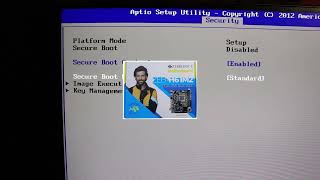 How to Enable Secure boot on H61  LGA 1155 Motherboard [upl. by Akerahs]