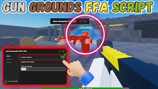 I Activated AIMBOT Hack in Roblox Gun Grounds FFA No Keys Script [upl. by Aimekahs994]