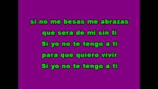 Karaoke Hombres G quotSi Yo No Te Tengo A Tiquot [upl. by Benkley]