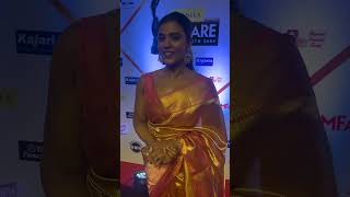 AishwaryaRajesh answers some questions on the red carpet of 69thSOBHAFilmfareAwardsSouth2024 [upl. by Bren]