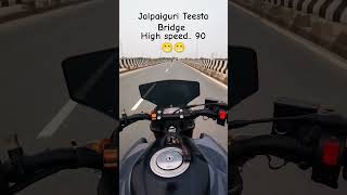 Jalpaiguri Teesta Bridge high speed FZS 90😁😁😁 lovesongRider emiwaybantai rap rapsong hiphop [upl. by Anahs550]