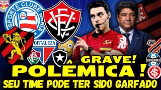 PREOCUPANTE PARA OS CLUBES NORDESTINOS ISSO PROVA QUE SEU CLUBE JÁ FOI GARFADO BAHIA VITÓRIA [upl. by Ellatsyrc]