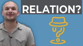 What is the definition of a relation [upl. by Nolava]