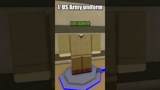 This is the WW2 US Army Pack in War Tycoon🪖 wartycoon wartycoonroblox robloxshorts [upl. by Mcripley]