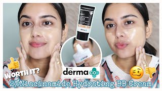 The Derma Co 2 Niacinamide Hydrating BB Cream  1 Hyaluronic Acid Complex  100 Honest Review [upl. by Aruasor787]