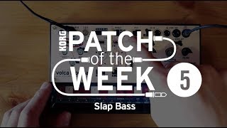 volca modular Patch of the Week 5 Slap Bass [upl. by Alyel]