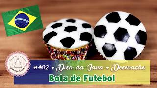 Bola de Futebol sem Cortador  Dica da Jana 402 Por Janaina Suconic [upl. by Birgitta339]