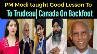 PM Modi taught Good Lesson To Trudeau Canada On Backfoot [upl. by Annij]