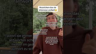 Anzeichen das sie Interesse verliert foryou youtubeshorts viral goviral noctan [upl. by Nemrak]