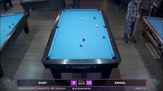 GARY vs KINDEL  HIDDEN POCKET  TABLE 14  EvoSports [upl. by Mariandi678]