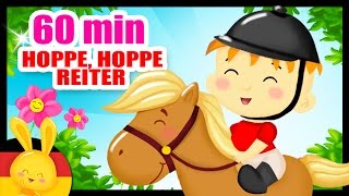 Hoppe hoppe Reiter  Kinderlieder zum Mitsingen  55 min deutsche Kinderlieder Titounis [upl. by Cordelia476]