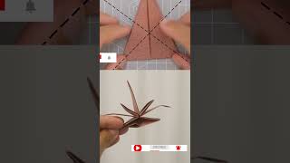 Origami Grass diy paperart origami handmade paperorigami paper diy diycrafts [upl. by Ellenaj]