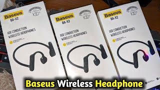 Baseus wireless headphone BA X2 price in bangladesh headphones baseus [upl. by Aikat]