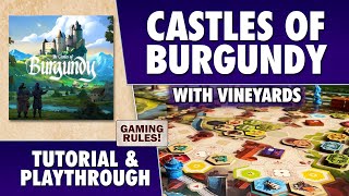 Castles of Burgundy Special Edition  Tutorial amp Playthrough [upl. by Roxanna]