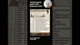 Jadwal wayang golek H Dadan Sunandar Sunarya Kaping 3 September 2024 [upl. by Shep]