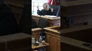 JUDGE SCOLDS LAWYER STOP POINTING FINGER [upl. by Cynthea]