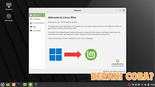 HARI PERTAMA MAKE LINUX MINT BERANI COBA [upl. by Rifkin251]