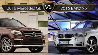 2016 Mercedes GL vs BMW X5  By the Numbers [upl. by Joletta]