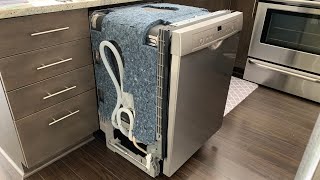 HOW TO install BOSCH 100 series dishwasher [upl. by Gneh]