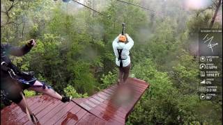 Gatlinburg TN Zip Line [upl. by Repsaj979]