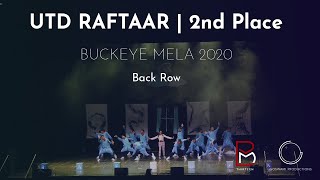 UTD Raftaar  2nd Place  Buckeye Mela XIII  Official Back Row Video [upl. by Lovato631]