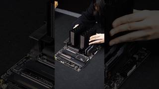 Black Castoom Pc Build🤡 AMD R79800X 3D amp ASUS RTX4090😱 pcbuild gaming computers rog amd asmr [upl. by Anialad]