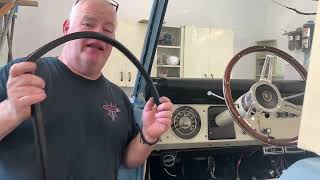 Weather Stripping install made easy  Classic Cars  Hot Rod [upl. by Kazim]