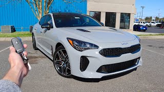 2022 Kia Stinger GT2 Start Up Exhaust Test Drive and Review [upl. by Akenihs]