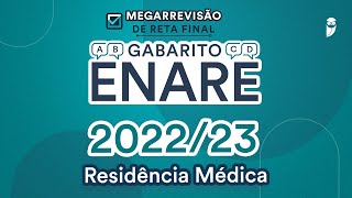 Gabarito ENARE 202223  Correção de Prova Ao Vivo [upl. by Seppala]