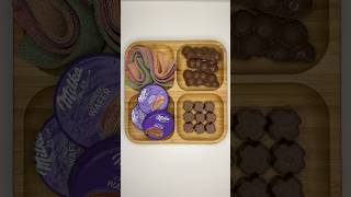 Filling platter with sweets asmr  shorts [upl. by Itoc]