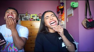 Mouthguard Challenge with my Twin  Bryana Jordyn [upl. by Hadden]