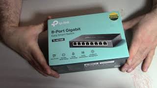 TPlink  TLSG108E  8Port Gigabit  Easy Smart Switch [upl. by Laefar822]