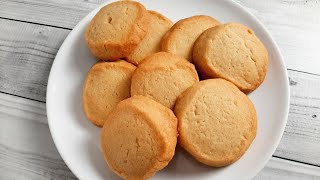 4 Ingredient Shortbread Cookies [upl. by Sherrod390]