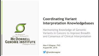 Coordinating Variant Interpretation Knowledgebases [upl. by Papageno865]