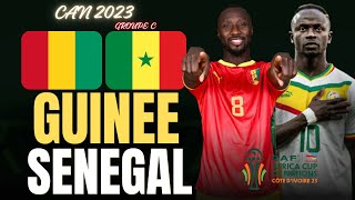 🔴LIVE GUINÉE  SÉNÉGAL ALLEZ LES LIONS 33  LE DERBY  3ème JOURNÉE GROUPE C  CAN 2024 [upl. by Dryfoos]